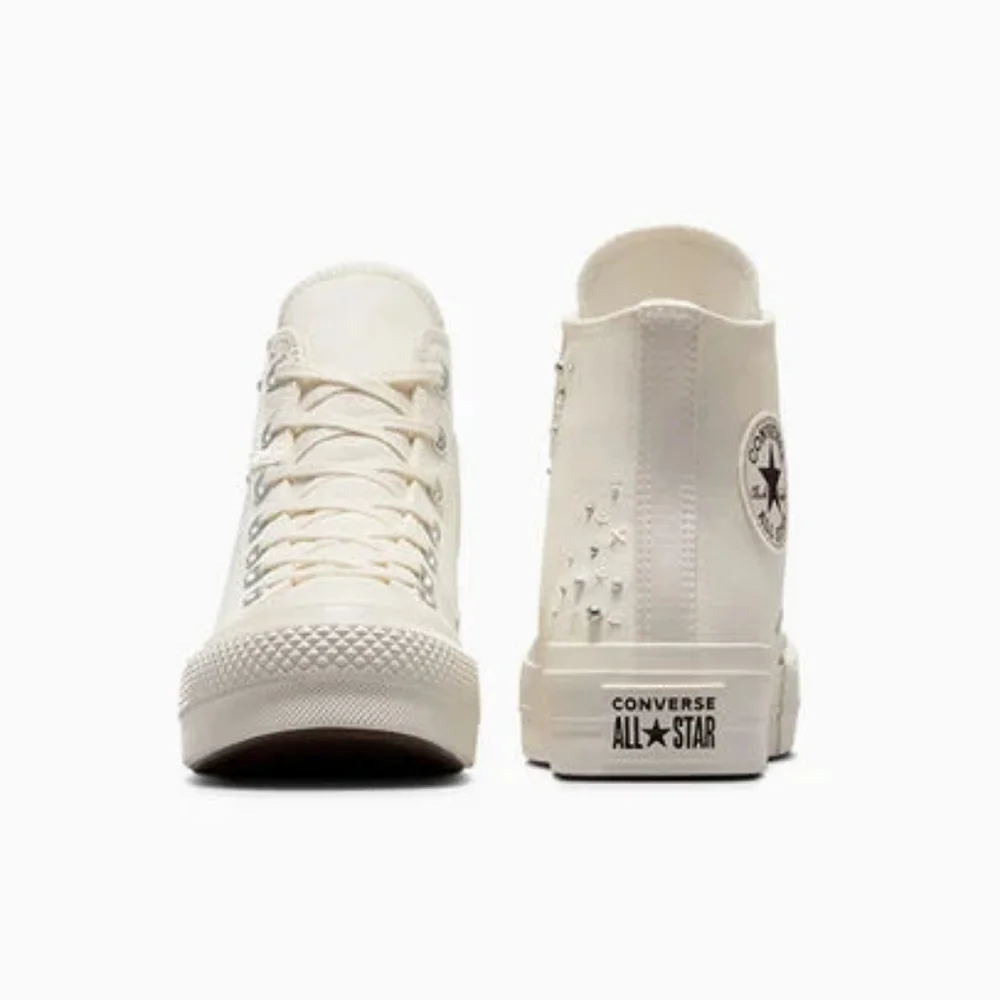 NWT Chuck Taylor All Star Lift Platform Pearls & Studs - Picture 4 of 16